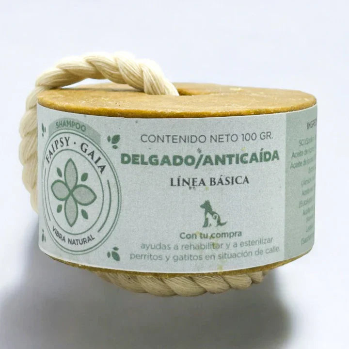 SHAMPOO EN BARRA VEGANO ANTICAIDA 100 GRAMOS FAIPSY