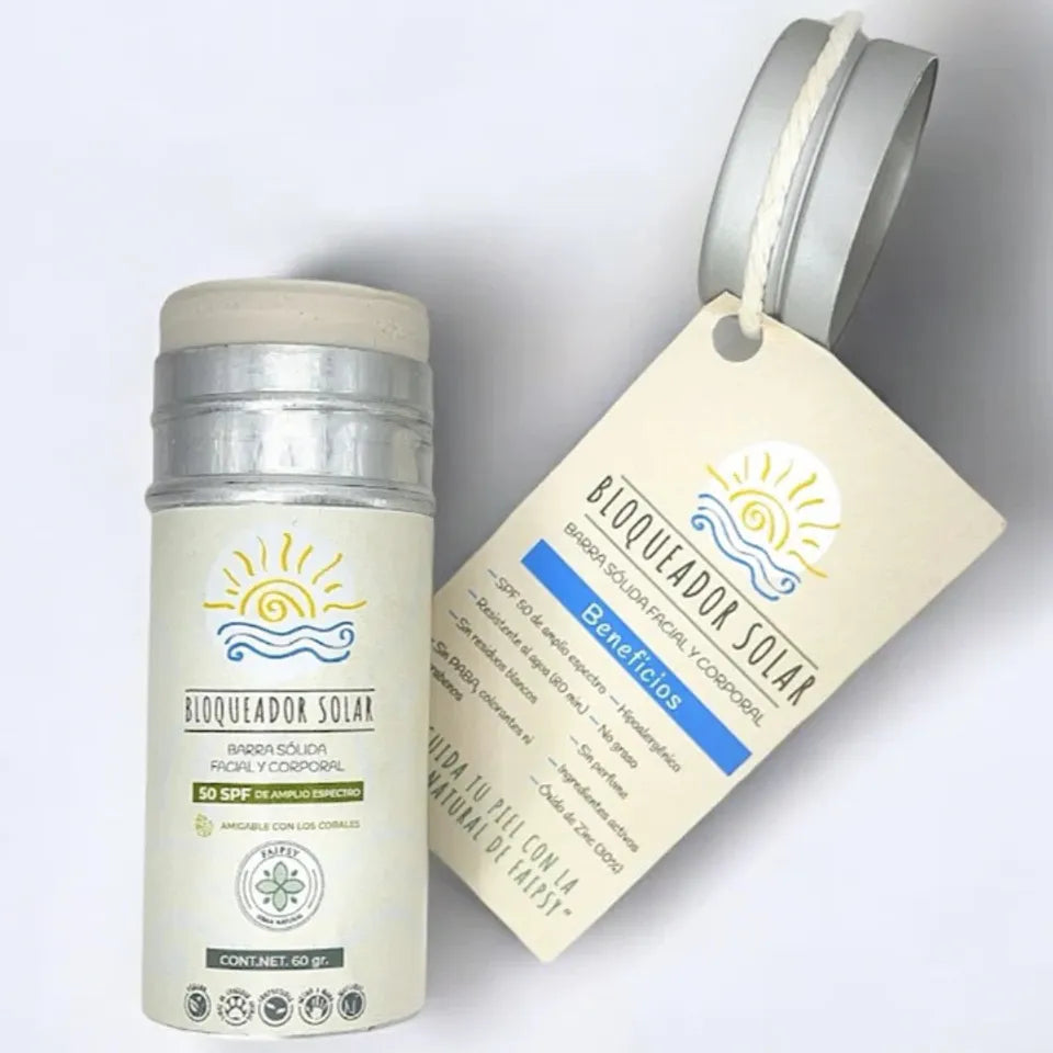 BLOQUEADOR SOLAR VEGANO 60 GRAMOS FAIPSY