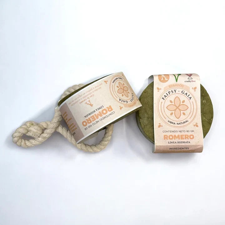 SHAMPOO EN BARRA VEGANO ROMERO 100 GRAMOS FAIPSY
